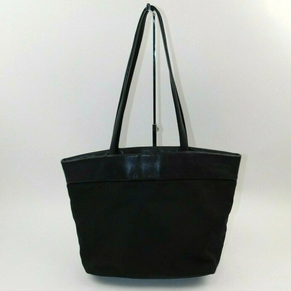 tumi leather tote bag